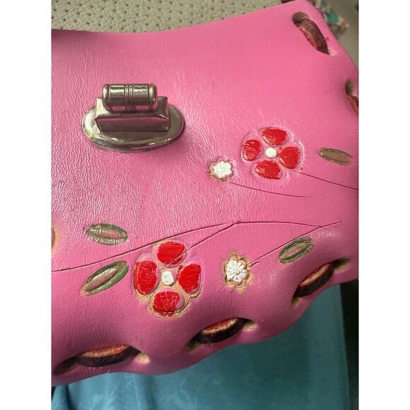 Mexico hand made leather crossbody mini purse
Great condition - Picture 3 of 10